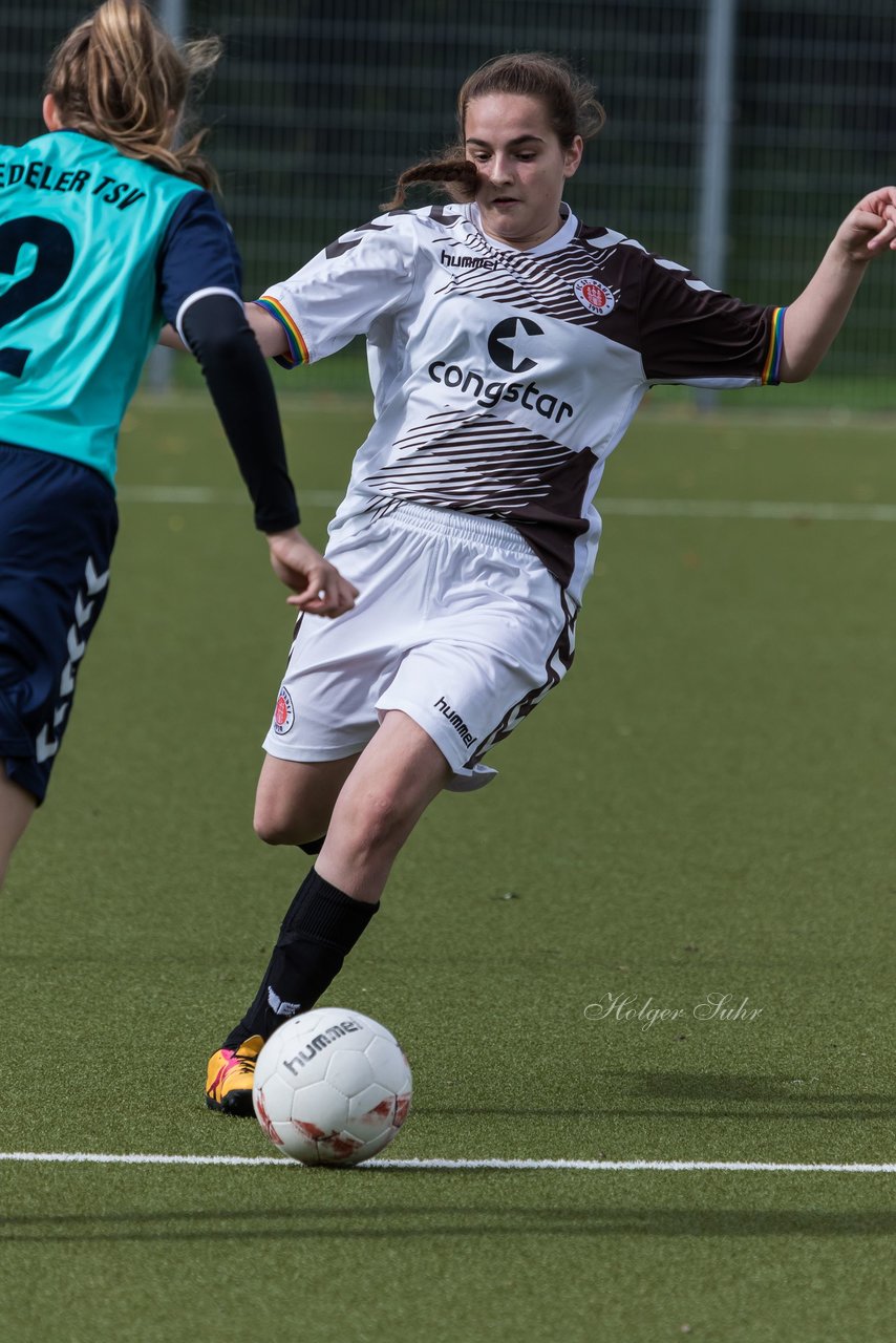 Bild 202 - B-Juniorinnen Wedel - St. Pauli : Ergebnis: 1:2